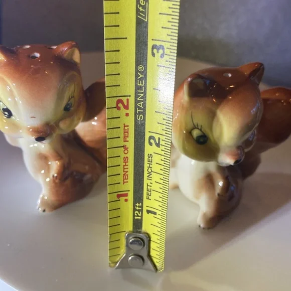 1950’s Vintage set of Little Squirrels Salt and Pepper Shakers